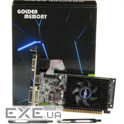 Video card MSI GeForce GT1030 2048Mb AERO ITX OC (GT 1030 AERO ITX 2G OC) PCI-Express x16 3.0, 2 ГБ, GDDR5, 64 Bit, Base - 1265 MHz, Boost - 1518 MHz, 1 x HDMI, 1 x DVI, 30 Вт GOLDEN MEMORY GeForce 210 1GB DDR3 LP (G2101GBD364bit)