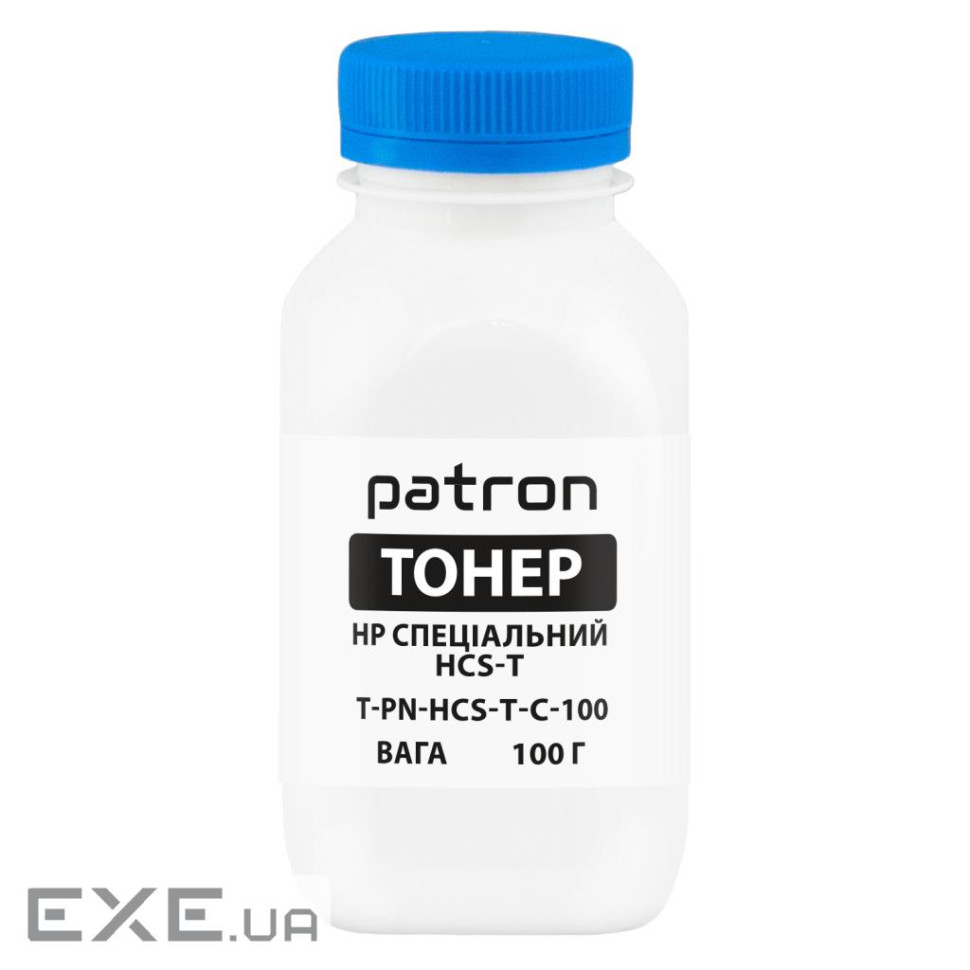 Тонер HP HCS-T, 100 г, cyan Patron (PN-HCS-T-C-100)