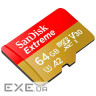 Карта пам'яті SanDisk 64GB microSD class 10 UHS-I Extreme For Action Cams and Dro (SDSQXAH-064G-GN6AA