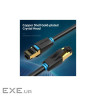 Патч-корд 10м, S/FTP cat 8 RJ-45 black Vention (IKABL)