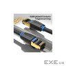 Патч-корд 10м, S/FTP cat 8 RJ-45 black Vention (IKABL)