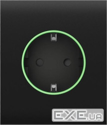 Центральна панель для вбудованої розетки Ajax СenterCover (smart) Black enterCover (smart) Black
