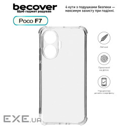 Чохол до мобільного телефона BeCover Anti-Shock Poco F7 Clear (713807)