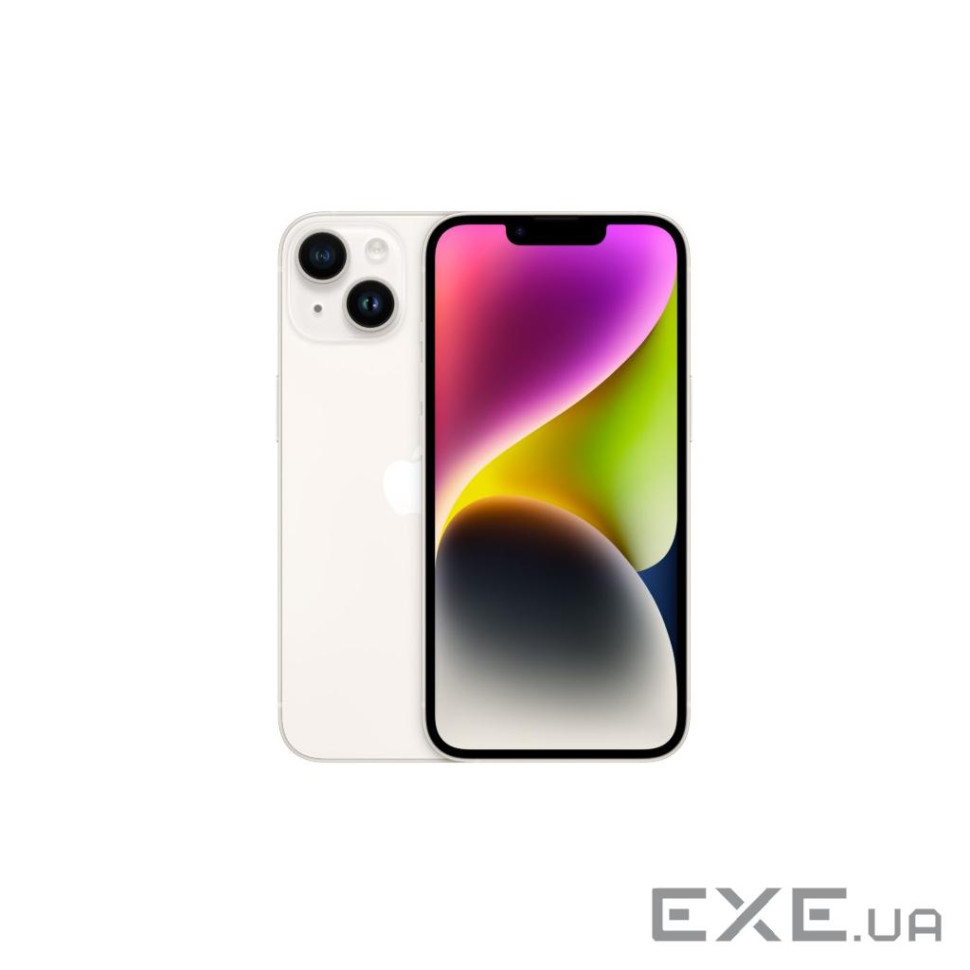 Мобільний телефон Apple iPhone 14 256Gb (Grade B) Starlight USED (iP14__25Sta_B)
