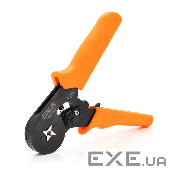 Кримпер CINLINELE HCS8 10SA для обтиску кабельного наконечника, blue-red + набір (HCS8 10SA+VE460)