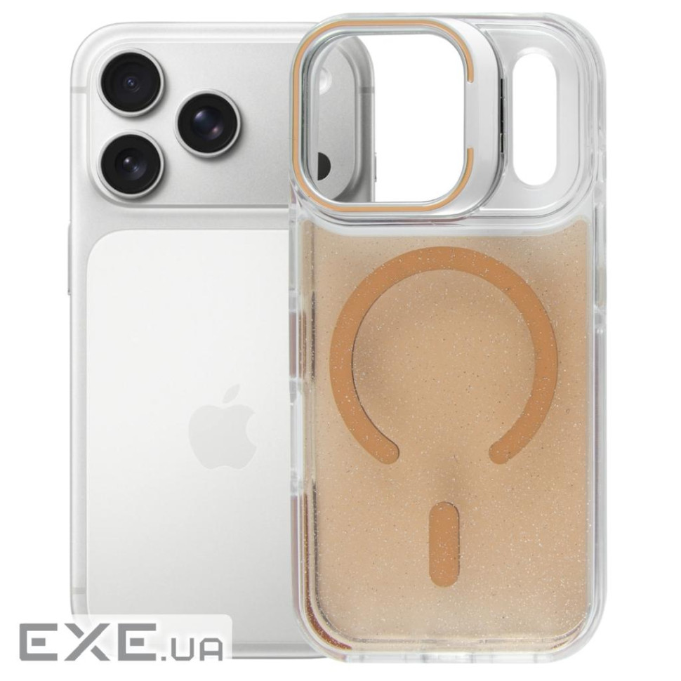 Чохол до мобільного телефона BeCover FIBRA Star Shine MagSafe Apple iPhone 17 Pro Desert Go (715426)