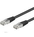 Патч-корд екранований RJ45 SFTP5e 15.0m, patch AWG26 D=5.5mm 2xS Protect,чорний (75.06.8668-10)