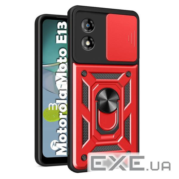 Чохол до мобільного телефона BeCover Military Motorola Moto E13 Red (709104)