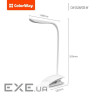 Настільна лампа ColorWay LED Flexible & Clip with built-in accumulator 500mAh (CW-DL04FCB-W)