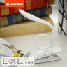 Настільна лампа ColorWay LED Flexible & Clip with built-in accumulator 500mAh (CW-DL04FCB-W)