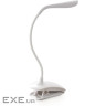 Настільна лампа ColorWay LED Flexible & Clip with built-in accumulator 500mAh (CW-DL04FCB-W)