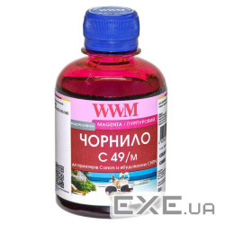 Чорнило WWM CANON GI-490 200г Magenta (C49/M)