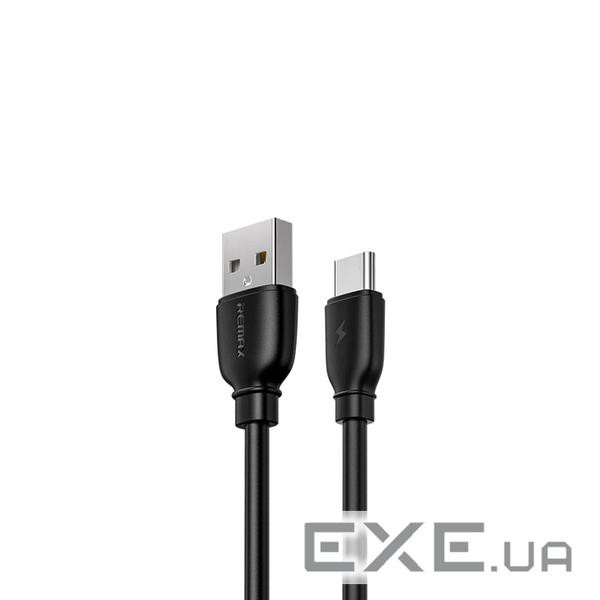 Кабель Remax Suji Pro USB 2.0 to Type-C 2.4A 1M Чорний (RC-138a-b)