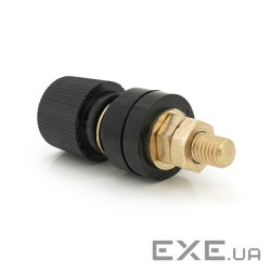 Мідна гвинтова клема 10mm чорна (10mmBK) (10mmBK)