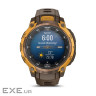 Смарт-годинник Garmin Instinct Crossover AMOLED, BronzeSunburst/Cocoa, GPS смарт-годи (010-03398-01)