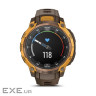 Смарт-годинник Garmin Instinct Crossover AMOLED, BronzeSunburst/Cocoa, GPS смарт-годи (010-03398-01)