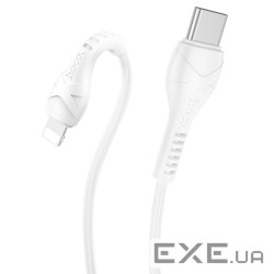 Кабель HOCO X37, Type-C-Lighting, 2.4A, White, довжина 1м , BOX (Hoco X37L)