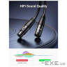 Кабель мультимедійний XLR M to XLR F 5.0m AV130 black Ugreen (20712)