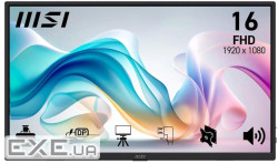 Монітор портативний MSI 15.6 PRO MP165-E6 HDMI, 2xUSB-C, MM, IPS, Case (9S6-3PE50M-001)
