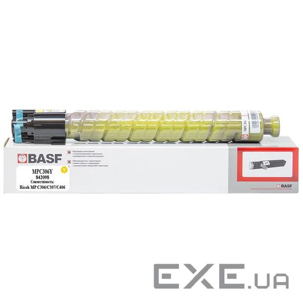 Тонер-картридж BASF Ricoh MP C306/C307/C406 842098 Yellow (KT-MPC306Y) (BASF-KT-MPC306Y)