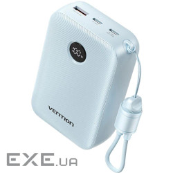 УМБ Vention 20000mAh 22,5W PD,QC, USB-A,2xUSB-C In/Out Blue (FKBL0-C)