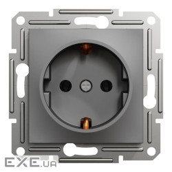 Розетка Schneider Electric ASFORA антрацит (EPH2900171) (EPH2900171 Asfora)