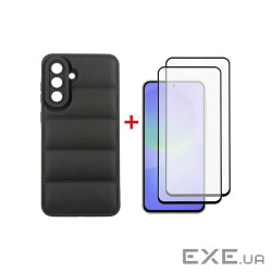 Чохол до мобільного телефона Dengos Kit Samsung Galaxy A36 Soft + 2 pcs glass (Black) (DG-CTG2P-13)