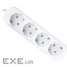 Подовжувач DEFENDER E418 White, 4 розетки, 1.8м (992250)