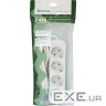 Подовжувач DEFENDER E418 White, 4 розетки, 1.8м (992250)