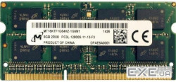 Пам'ять MICRON DDR3L SO-DIMM 1600 8Gb C11 (MT16KTF1G64HZ-1G6N1) 1.35v