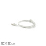 Патч-корд литий MERLION, FTP, RJ45, Cat.5e, 1m, сірий, CU, Q200 (PCM-CU-5E / 1G)