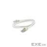 Патч-корд литий MERLION, FTP, RJ45, Cat.5e, 1m, сірий, CU, Q200 (PCM-CU-5E / 1G)