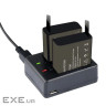 Аксесуар до екшн-камер AirOn dual charger for Procam 7/8 (69477915500037)