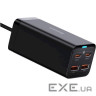 Зарядний пристрій Baseus 2xUSB-C 100W + 2xUSB GaN black (CCGP000101)