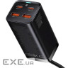 Зарядний пристрій Baseus 2xUSB-C 100W + 2xUSB GaN black (CCGP000101)