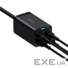 Зарядний пристрій Baseus 2xUSB-C 100W + 2xUSB GaN black (CCGP000101)