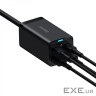 Зарядний пристрій Baseus 2xUSB-C 100W + 2xUSB GaN black (CCGP000101)
