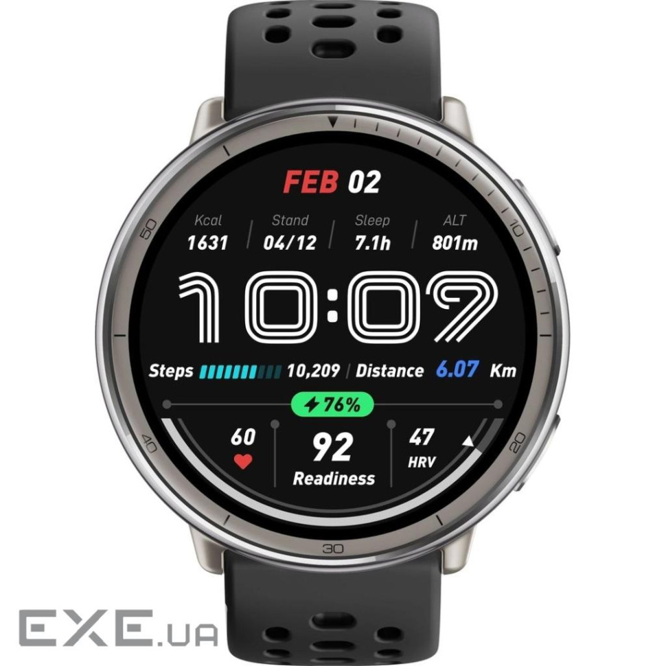 Смарт-годинник Amazfit Active 2R Sport W2437GL7N Black (1135484)