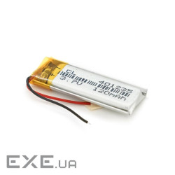 Літій-полімерний акумулятор 4*12*35mm (Li-ion 3.7В 120мА&middot,год) (401235) ) (401235)