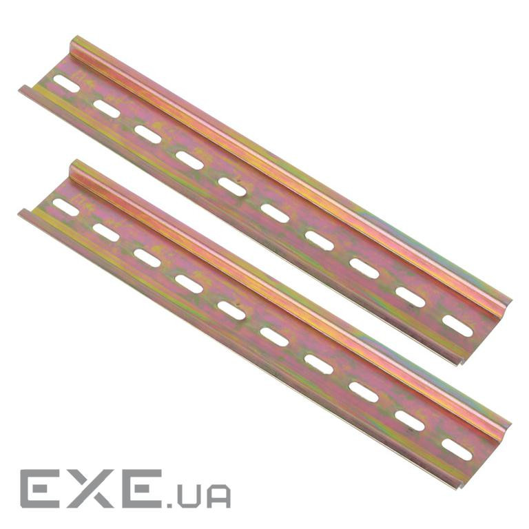 DIN-рейка C45, U-подібна перфорована, товщина 1,0 мм, довжина 50см, 0,155кг (YT-DIN-C45-10-500) (YT-DIN-C45-10-500)