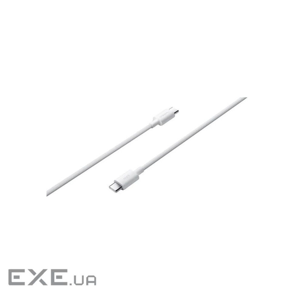 Дата кабель USB-C to USB-C 1.0m 60W 3A braided white Xiaomi (1169401)