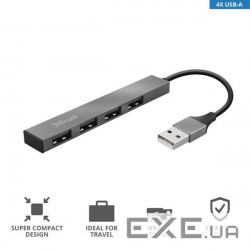 USB хаб TRUST Halyx Mini 4-port (23786)