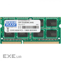 Оперативна пам'ять Goodram 8Gb DDR3 1333MHz sodimm GR1333S364L9/8G GOODRAM