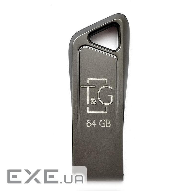 Флеш накопичувач USB 64Gb T&G Metal TG114, Grey, USB 3.0 (TG114-64G3)