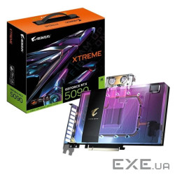 Відеокарта Gigabyte AORUS GeForce RTX 5090 Xtreme WaterForce WB 32G (GV-N5090AORUSX WB-32GD)