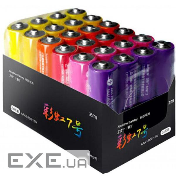 Батарейка ZMI ZI7 Rainbow AAA batteries * 24 (AA724) (Р30403)