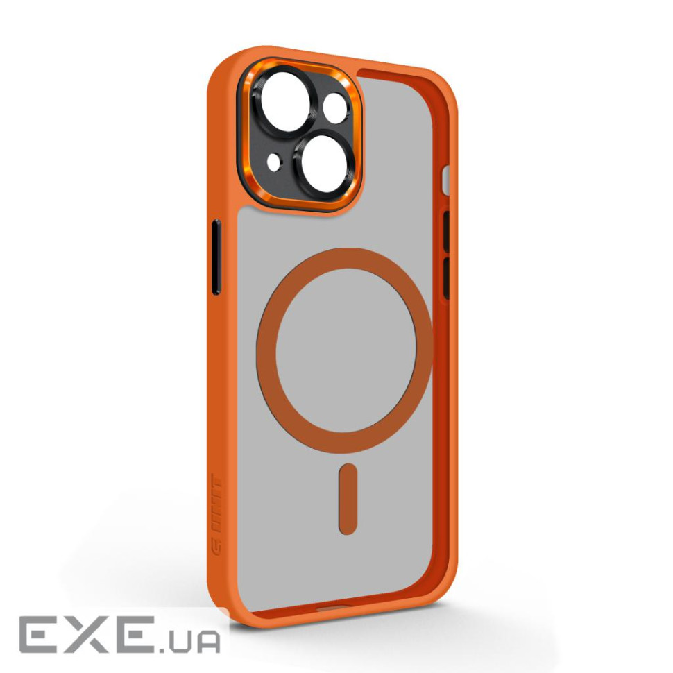 Чохол до мобільного телефона Armorstandart Unit MagSafe SE Apple iPhone 15 Orange Black (ARM75360)