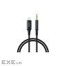 Кабель CHOETECH AUX007 Lightning - AUX 1м Black