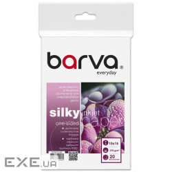 Фотопапір Barva, шовковисто-глянцевий, A6 (10x15), 270 г/м2, 20 арк, серія "Every (IP-BAR-FE270-393) "Every (IP-BAR-FE27