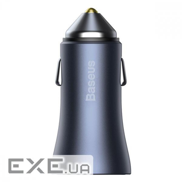 Автомобільний зарядний пристрій BASEUS Golden Contactor Pro Dual Quick Car Charger U+ (TZCCJD-A0G)